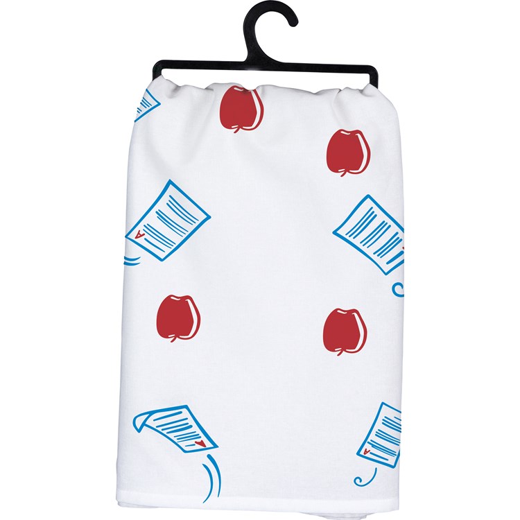 Kitchen Towel - Awesome Teacher - 28" x 28" - Cotton