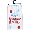 Awesome Teacher Kitchen Towel - Cotton