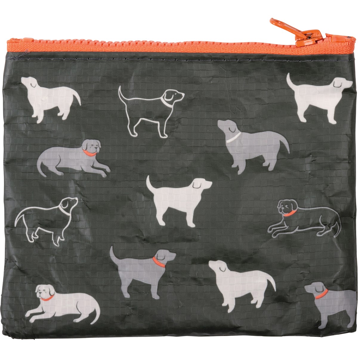 Awesome Dog Mom Zipper Wallet - Post-Consumer Material, Plastic, Metal