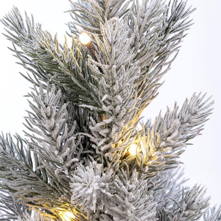 Lighted Pine Small Tree - Plastic, Wire, Lights