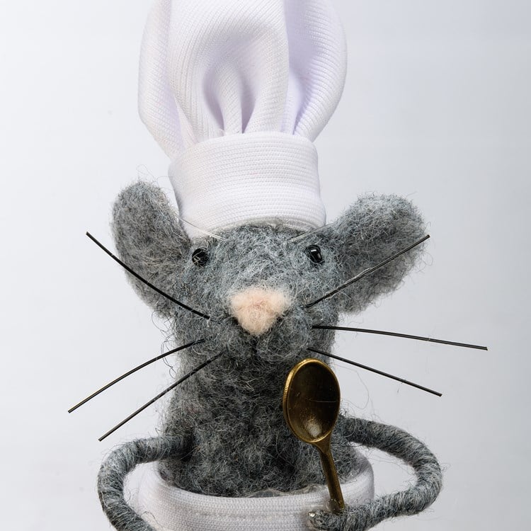 Kitchen Mice Critter Set - Felt, Polyester, Plastic