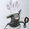 Critter Set - Kitchen Mice - 3.50" x 5.50" x 2" - Felt, Plastic