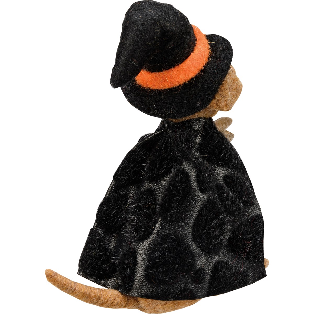 Witch Dog Critter - Wool, Polyester, Plastic