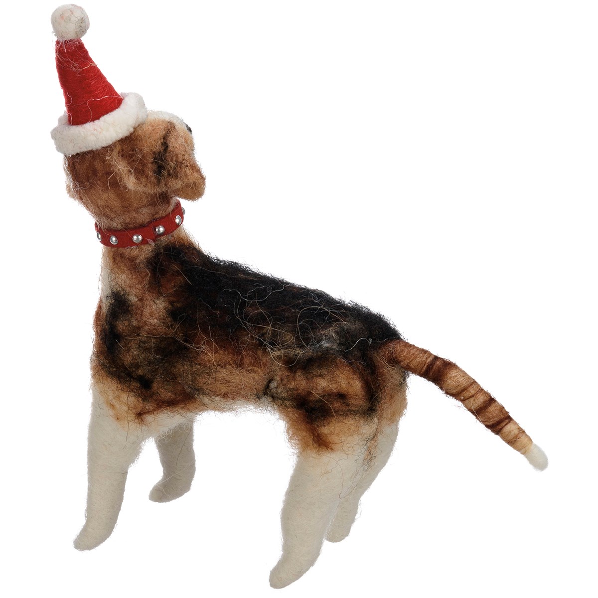 Critter - Beagle With Hat - 5" x 6.50" x 1.50" - Felt, Plastic