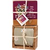 Simply Called Everyday Life Box Sign And Sock Set - Wood, Paper, Cotton, Nylon, Spandex, Ribbon