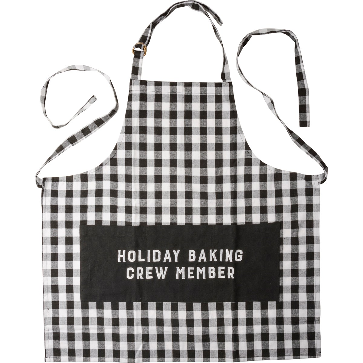 Holiday Baking Crew Member Apron - Cotton, Metal