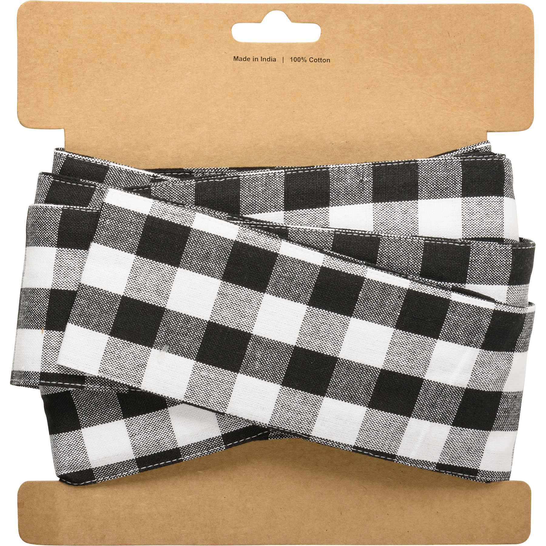 Black And White Small Buffalo Check Ribbon Primitives By Kathy