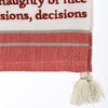 Naughty Or Nice Decisions Kitchen Towel - Cotton