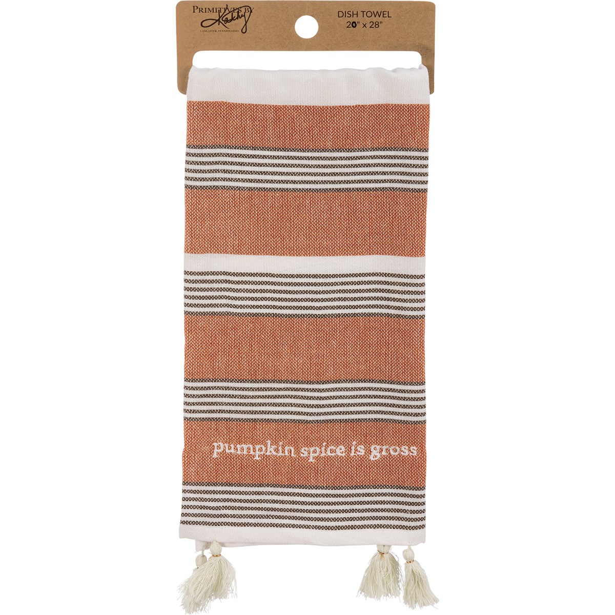 Kitchen Towel - Pumpkin Spice Is Gross - 20" x 28" - Cotton