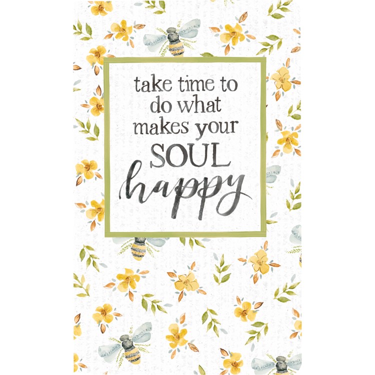 Do What Makes Your Soul Happy Large Notebook - Paper