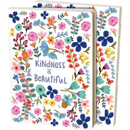 Journal - Kindness Is Beautiful - 5.25" x 7.25" x 0.75" - Paper