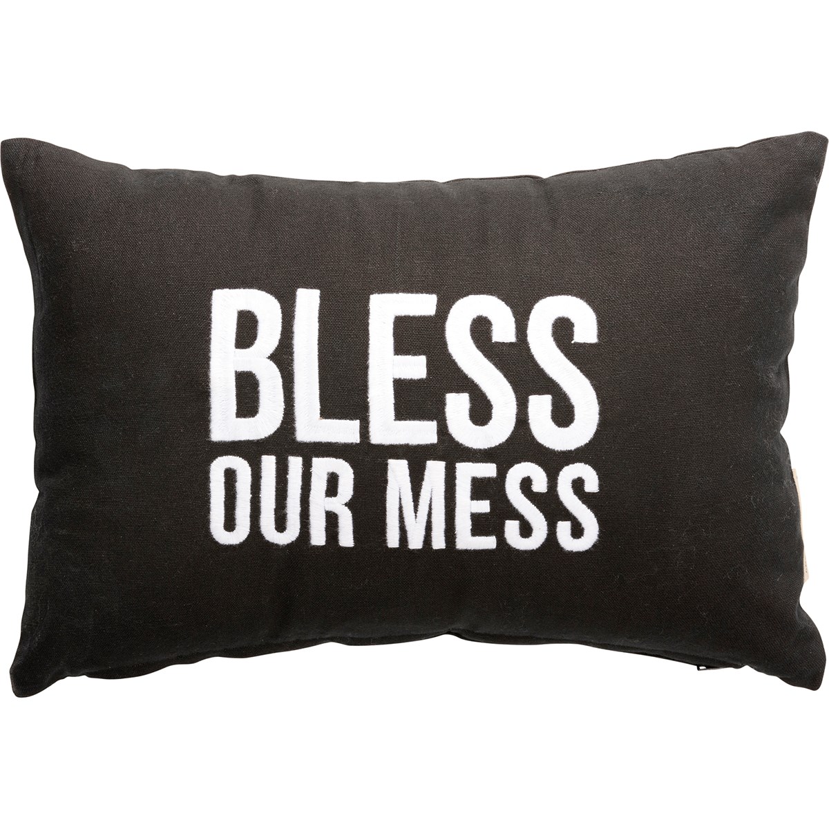 Bless Our Mess Pillow - Cotton, Zipper