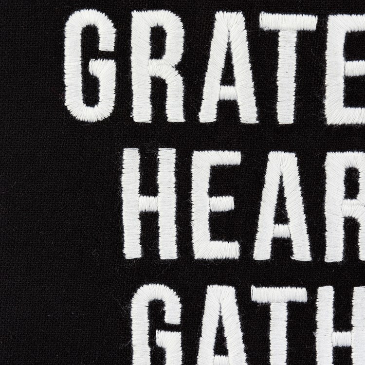 Grateful Hearts Gather Here Kitchen Towel - Cotton
