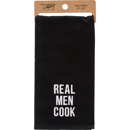 Kitchen Towel - Real Men Cook - 20" x 28" - Cotton