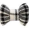Christmas Plaid Small Pet Bow Tie Set - Cotton, Hook-and-Loop Fastener