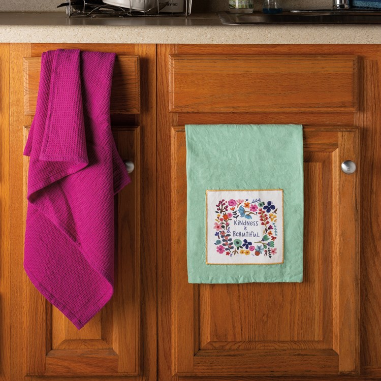 Kindness Is Beautiful Kitchen Towel Set - Cotton