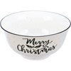 Bowl - Merry Christmas - 5" Diameter x 3" - Stoneware