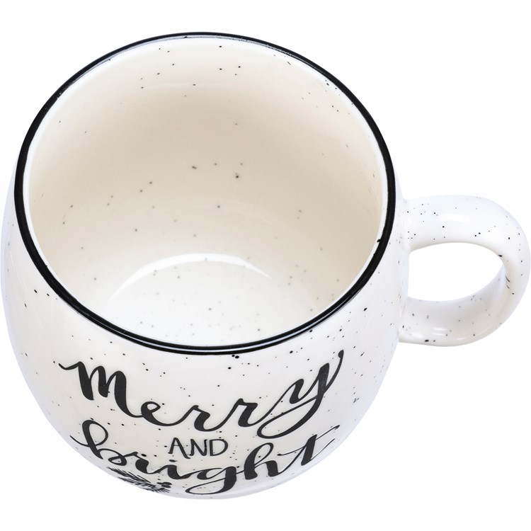 Merry & Bright Mug - Stoneware