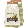 Avocado Makes Me Happy Kitchen Towel Set - Cotton