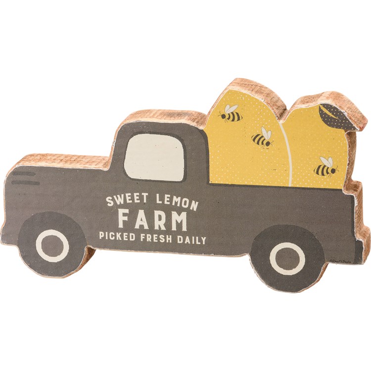 Sweet Lemon Farm Chunky Sitter - Wood, Paper