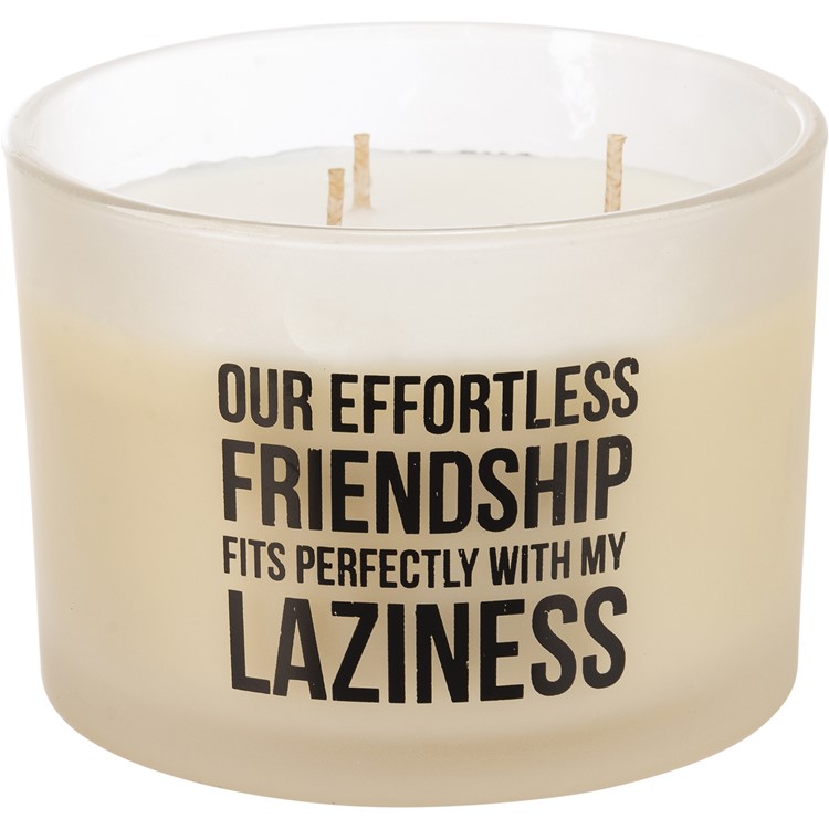 Our Effortless Friendship Candle - Soy Wax, Glass, Cotton