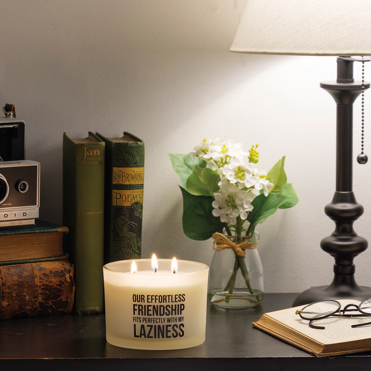 Our Effortless Friendship Candle - Soy Wax, Glass, Cotton