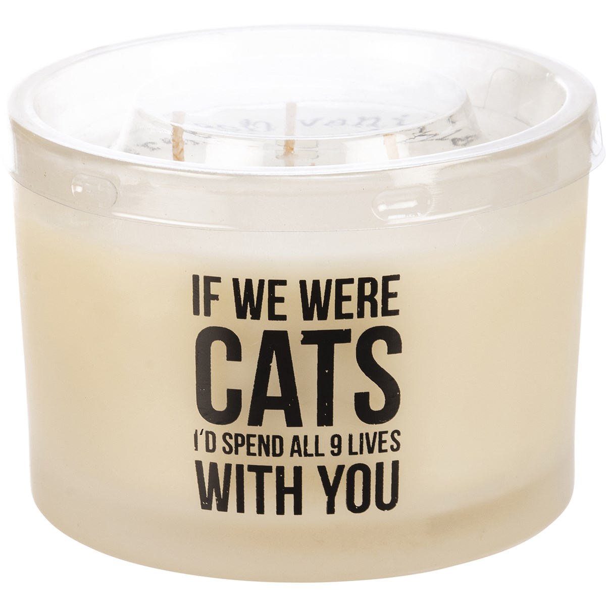 I'd Spend All 9 Lives With You Jar Candle - Soy Wax, Glass, Cotton