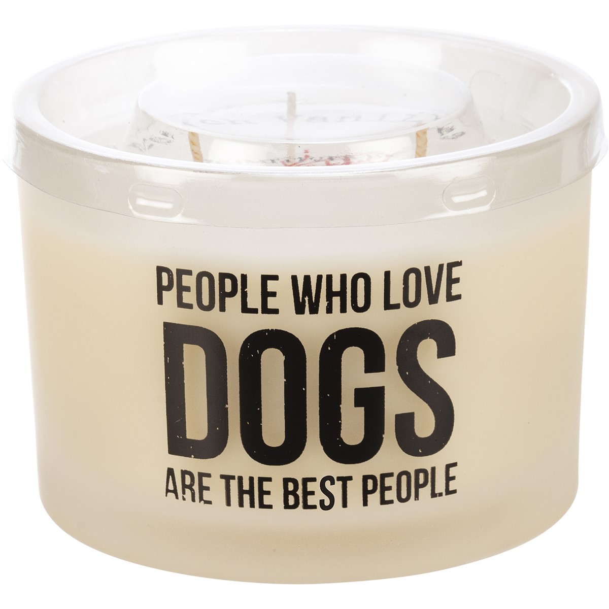 People Who Love Dogs Are The Best Jar Candle - Soy Wax, Glass, Cotton