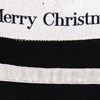 Black And White Merry Christmas Kitchen Towel - Cotton, Velvet