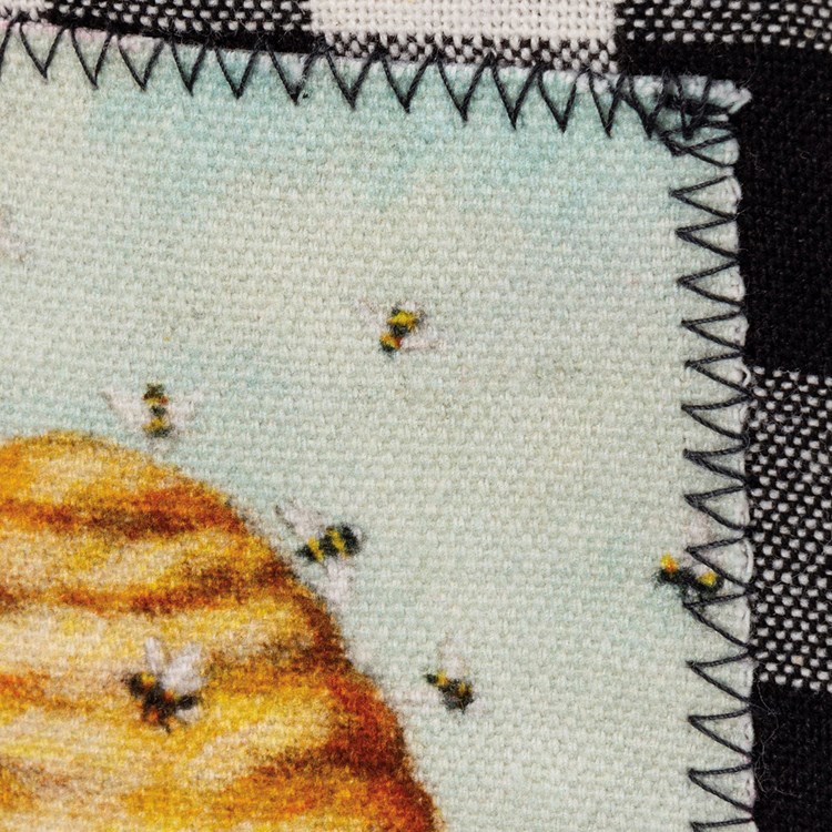 Kitchen Towel - Bees Buzz Bee Honey Farm - 20" x 28" - Cotton