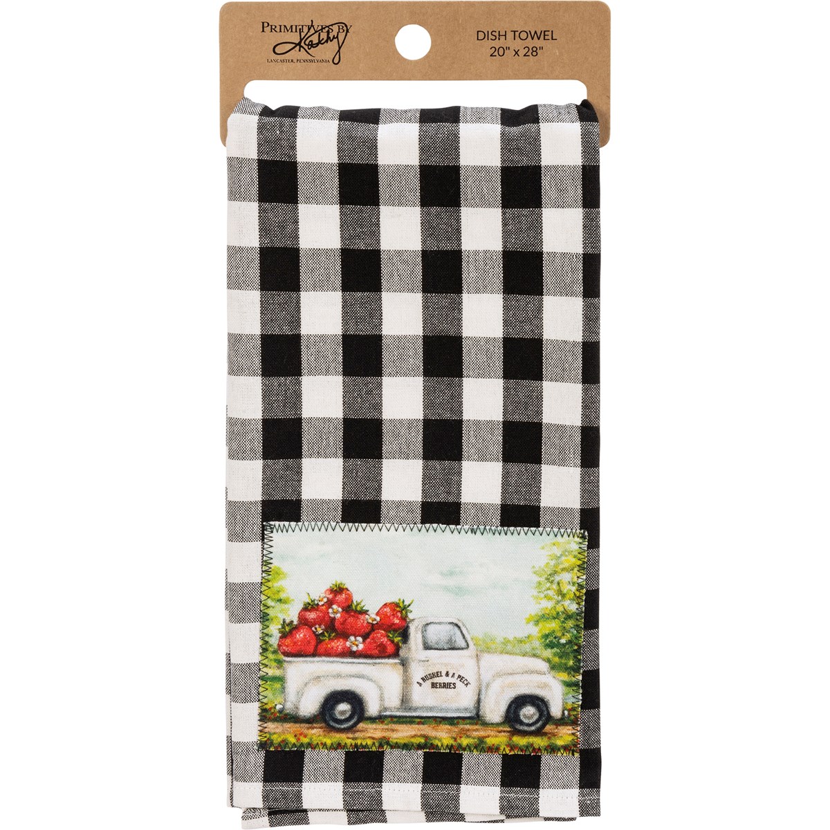 Strawberries Bushel & Peck Berries Kitchen Towel - Cotton