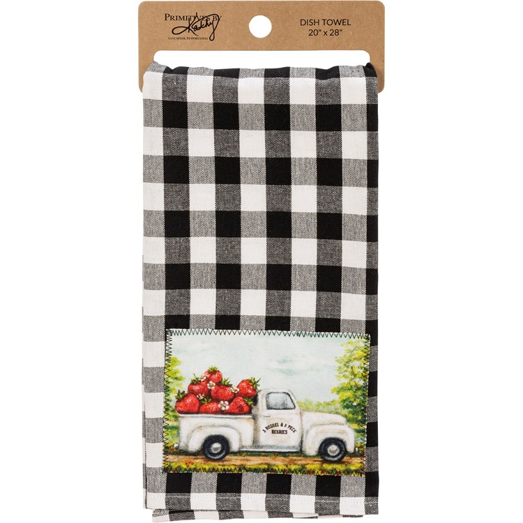 Strawberries Bushel & Peck Berries Kitchen Towel - Cotton