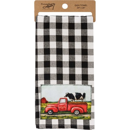 Primitives by Kathy Dish Towels - Red & Yellow Plaid 'At the Cabin' Forest  Night Dish Towel - Yahoo Shopping