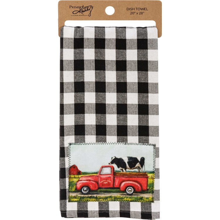 Happy Cow Farm Kitchen Towel - Cotton