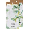 Botanical Home Sweet Home Kitchen Towel - Cotton
