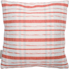 Blue Orange Multi Plaid Pillow - Cotton, Zipper