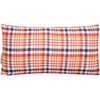 Orange Tufted Pillow - Cotton, Zipper
