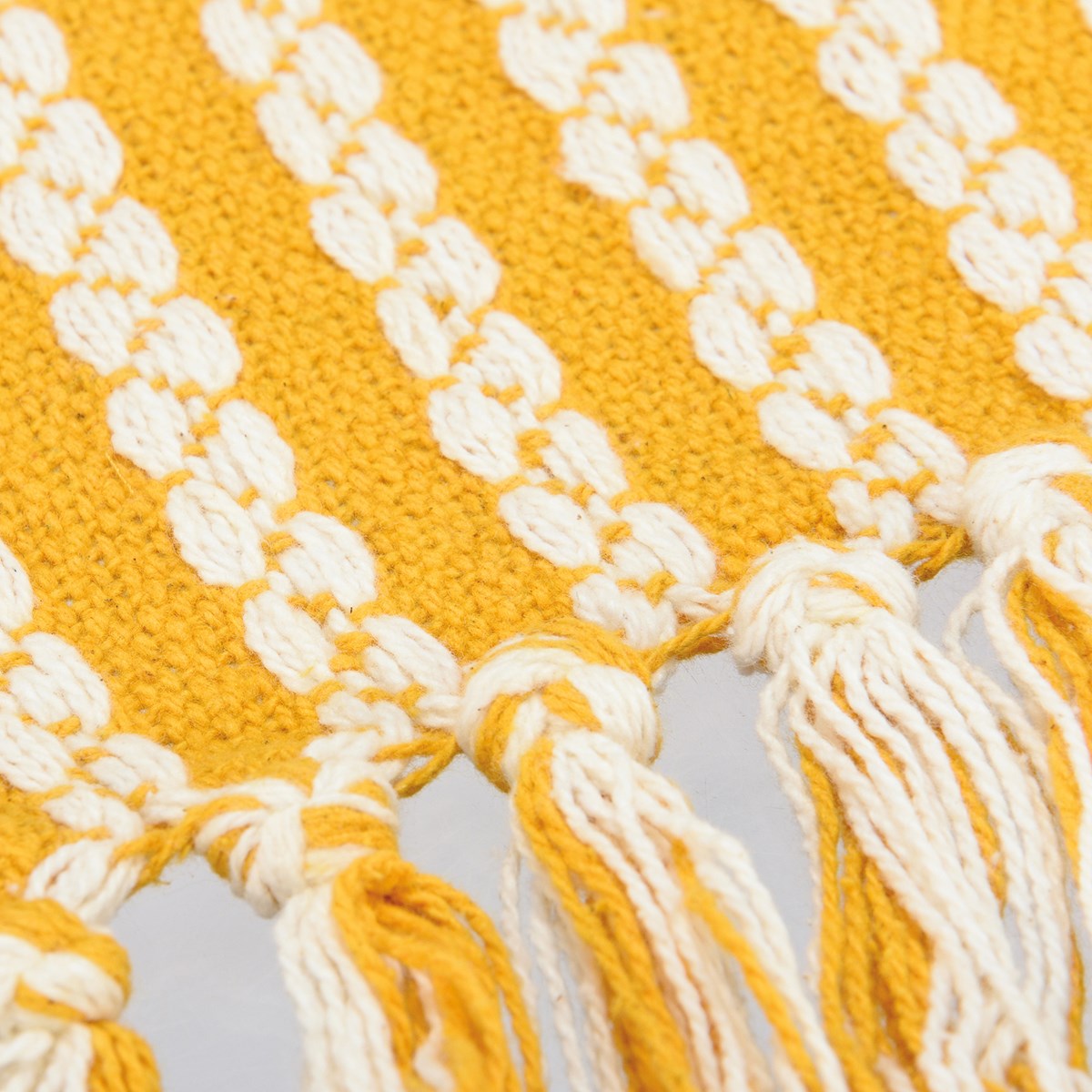 Throw - Yellow Stripes - 50" x 60" - Cotton