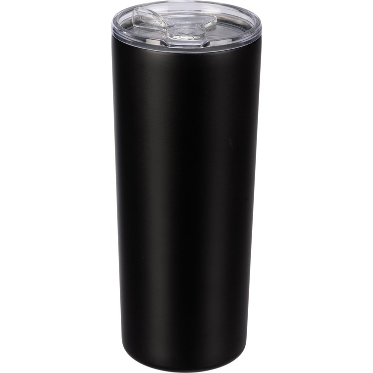 Coffee Tumbler - Coffee Is Proof That - 20 oz., 3" Diameter x 7.75" - Stainless Steel, Plastic