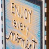 Enjoy Every Moment Block Sign - Wood
