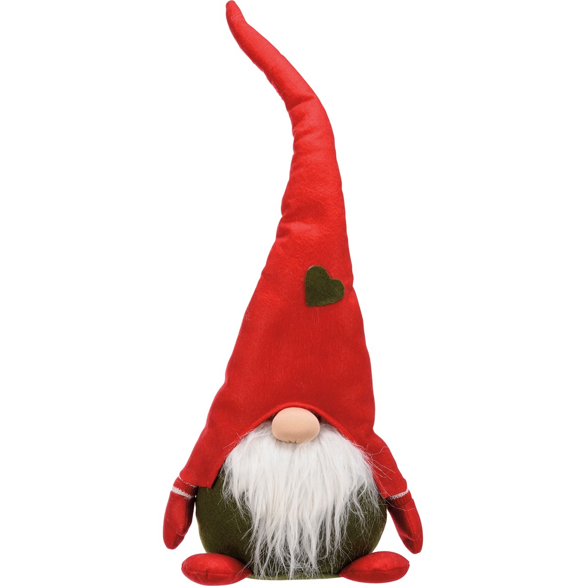Sitting Red Hat Gnome Large Sitter - Polyester, Sand