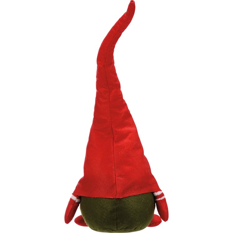 Sitting Red Hat Gnome Large Sitter - Polyester, Sand