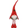 Standing Red Hat Gnome Large Sitter - Polyester, Sand, Metal, Wood