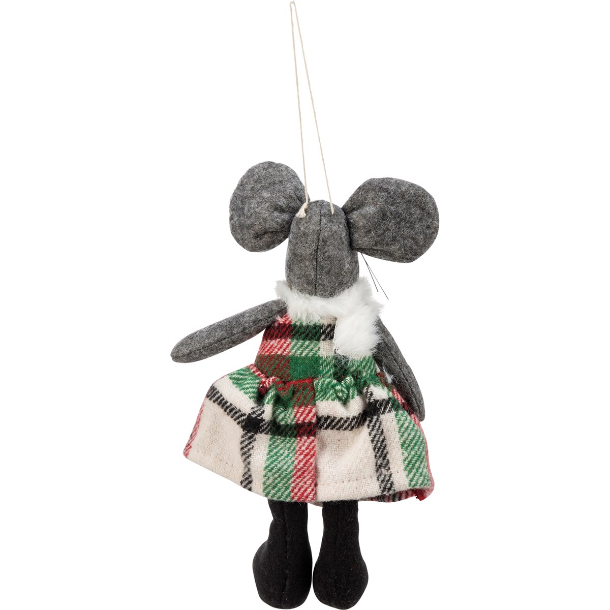 Mouse Couple Ornament Set - Polyester, Plastic