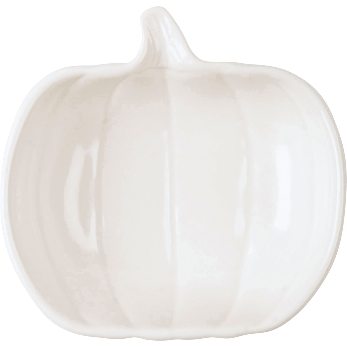 White Pumpkins Plate Set - Stoneware