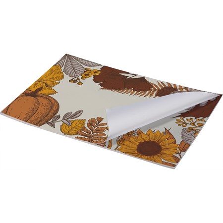 Paper Placemat Pad - Autumn - 17.50" x 12" - Paper