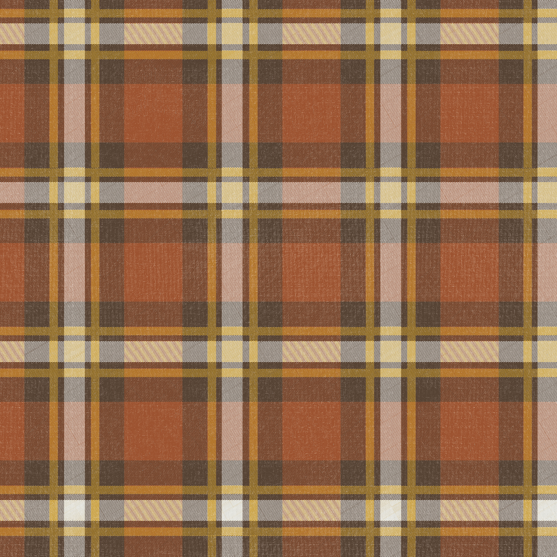 Fall Plaid Table Runner | Primitives By Kathy
