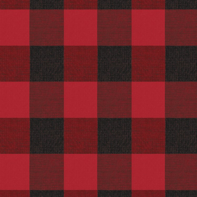 Red Buffalo Check Paper Table Runner - Paper