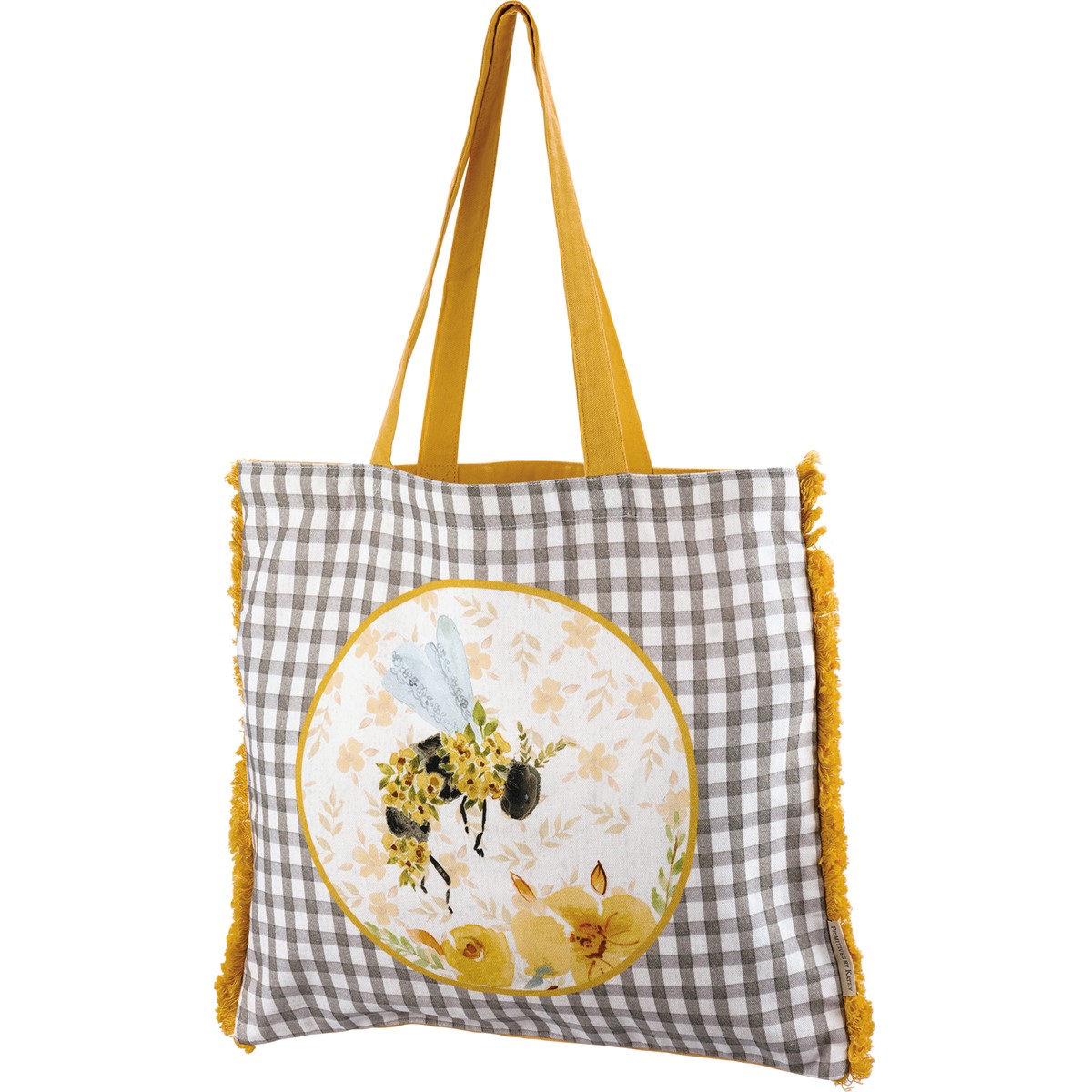 Floral Bee Tote - Cotton