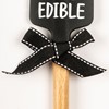 Spatula - Baking Is Love Made Edible - 2.50" x 13" x 0.50" - Silicone, Wood